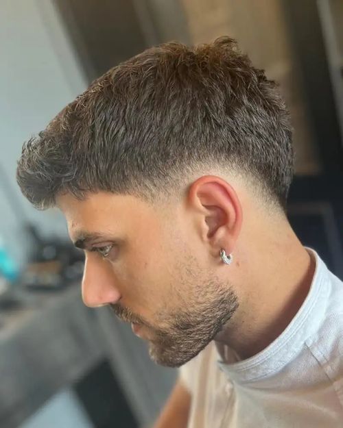 Corte fade de caballero